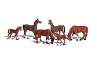 Scenic Accents Chestnut Horses (6) #WOO1842