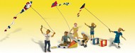 Scenic Accents Windy Day Play (6 Figs w/Kites) #WOO1937