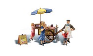 Scenic Accents Wally's Weiner Wagon (Hotdog Wagon & 4 Figures) #WOO1945