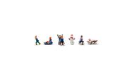  Woodland Scenics  HO HO Scenic Accents Children Sledding - Pre-Order Item WOO1966