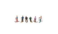  Woodland Scenics  HO HO Scenic Accents Snow Skiers - Pre-Order Item WOO1967