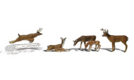  Woodland Scenics  N Scenic Accents Deer (6) WOO2185