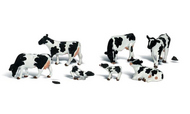  Woodland Scenics  N Scenic Accents Holstein Cows (7) WOO2187