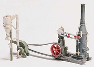  Woodland Scenics  HO Scenic Detail Kit- Steam Engine & Hammer Mill WOO229