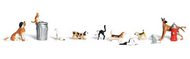  Woodland Scenic  O Scenic Accents Dogs (7) & Cats (3)* WOO2725