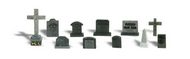  Woodland Scenic  O Scenic Accents Tombstones (11)* WOO2726