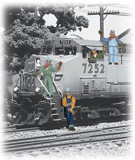  Woodland Scenic  O Scenic Accents Railroad Engineers (6)* WOO2733
