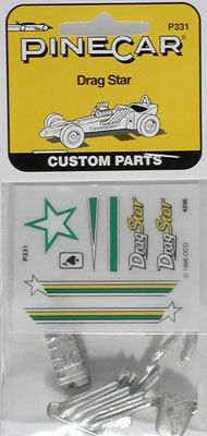 Pine Car Custom Parts- Drag Star #WOO331