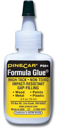 Pine Car Quick-Tac White Glue (.5fl oz.) #WOO384