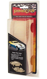 Pine Car Full Body Pre-Cut Designs Tuner Car #WOO3962