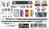 Pine Car Dry Transfer Racer Accessories (Gauges, Lights, etc.) #WOO4013