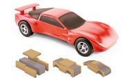 Pine Car Body Builder Kit #WOO4036