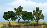  Woodland Scenics  NoScale Scene-A-Rama Ready Made Deciduous Trees (4/pk) WOO4150