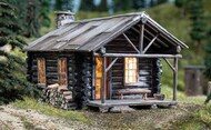  Woodland Scenics  N N Built-N-Ready Cozy Cabin LED Lighted - Pre-Order Item WOO4961