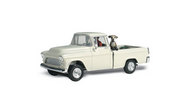  Woodland Scenics  N Autoscene Hall & Duke 1950's Cameo Pickup w/Figure & Dog WOO5321