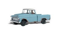 Autoscene Pickem' Up Truck 1950's Cameo Weathered w/Driver #WOO5332