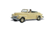  Woodland Scenics  HO Autoscene Roger's Rag Top 1940's Ford Convertible w/Driver WOO5527