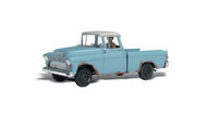 Woodland Scenics  HO Autoscene Pickem' Up Truck 1950's Cameo Weathered w/Driver WOO5534