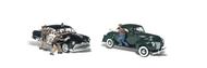 Autoscene Getaway Gangsters 1949 Ford Police Car w/Figures #WOO5540