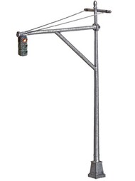  Woodland Scenic  N Just Plug: Mast Arm Traffic Lights (4) - Pre-Order Item* WOO5637