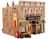  Woodland Scenics  O Built-N-Ready Lubener's 2-Story General Store LED Lighted WOO5841