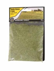  Woodland Scenics  NoScale Static Grass- Light Green (4mm Bag) WOO619