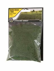 Static Grass- Dark Green (7mm Bag) #WOO621