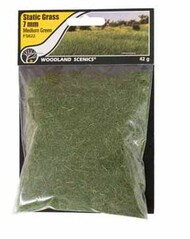 Static Grass- Medium Green (7mm Bag) #WOO622