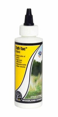 Woodland Scenics  NoScale Tuft- Tac Adhesive (4 fl.oz. Bottle) WOO643