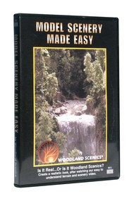  Woodland Scenics  NoScale Model Scenery Made Easy DVD WOO973