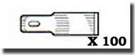 No.18 Heavyweight Wood Chiseling Blade (100/Bulk) #XAX618