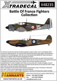  Xtradecal  1/48 Battle Of France Fighters Collection (4) XD48235