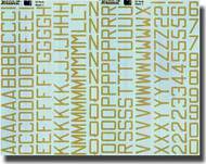  XtraDecal  1/32 RAF Code Letters/Numbers (Sky Gray) XD32023