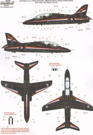  XtraDecal  1/32 BAe Hawk T.1A (2) XX244 or XX245 2008(R) Squa XD32045