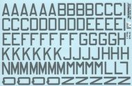  XtraDecal  1/32 RAF Code Letters and Numbers 24inch Medium XD32046
