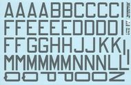  XtraDecal  1/32 RAF Code Letters and Numbers 30inch Medium XD32047