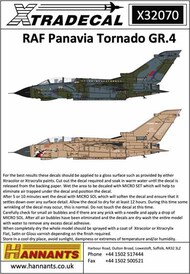 RAF Panavia Tornado GR.4 (3) #XD32070