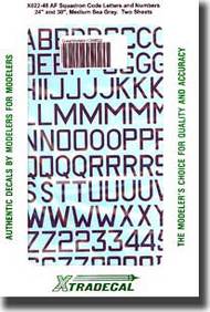  XtraDecal  1/48 RAF Code Letters/Numbers XD48022