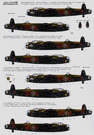  XtraDecal  1/48 Ton-Up Avro Lancasters (6) PA4474 HW-R/BQ-B B XD48074