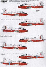  XtraDecal  1/48 BAe Jet Provost T.5 Pt 1 (11) XW290 in thre XD48121
