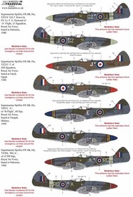  Xtradecal  1/48 Supermarine Spitfire FR.Mk.18e Collection (6) XD48230
