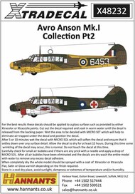  Xtradecal  1/48 Avro Anson Mk.I Part 2 (6) XD48232