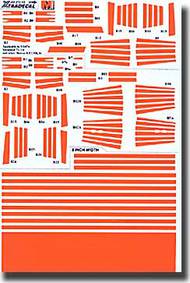 Gloster Meteor Dayglow Orange Stripes #XD72115