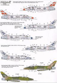  XtraDecal  1/72 North American F-100D/North American F-100F S XD72119