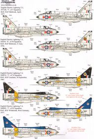  XtraDecal  1/72 EE/BAC Lightning T.4/T.5 Part 1 (9) Mk.T.4 XD72200
