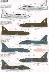  XtraDecal  1/72 EE/BAC Lightning T.4/T.5 Part 2 (11) Mk.T.4 X XD72201