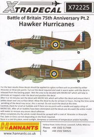 Hawker Hurricane Mk.I Pt.2 Battle of Britain #XD72225