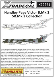  XtraDecal  1/72 Handley-Page Victor B.2 (7): XH674 543 Sqn RA XD72271