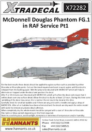 McDonnell-Douglas Phantom FG.1 in RAF service #XD72282
