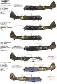 Bristol Blenheim Mk.I/Mk.If (11): Mk.1 K7078 #XD72298